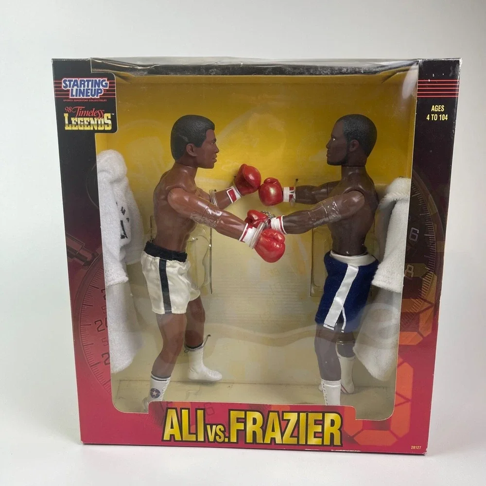 Hasbro Kenner Starting Lineup Timeless Legends Ali v Frazier Boxing Figures Set